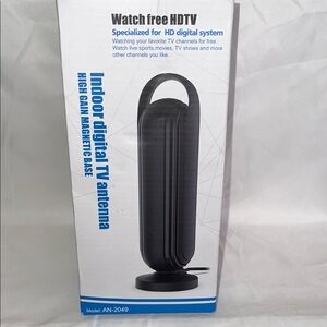 Indoor Digital TV Antenna - Black